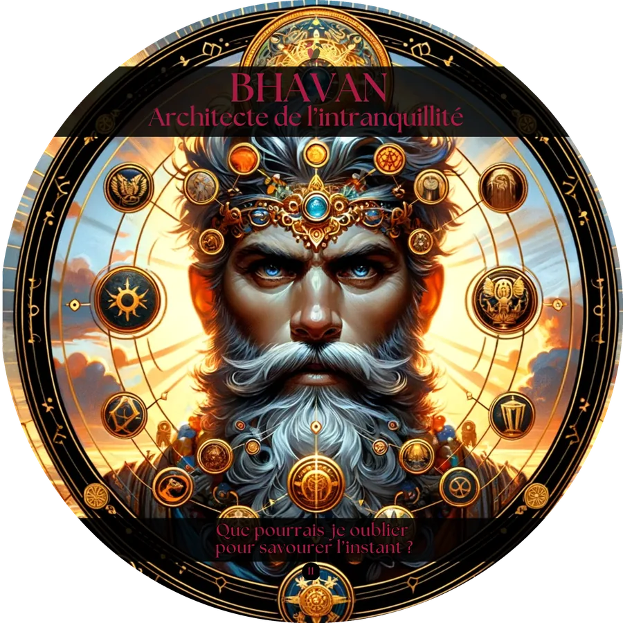 Carte 11 de l'Oracle du Tantra : BHAVAN, Architecte de l'intranquillité