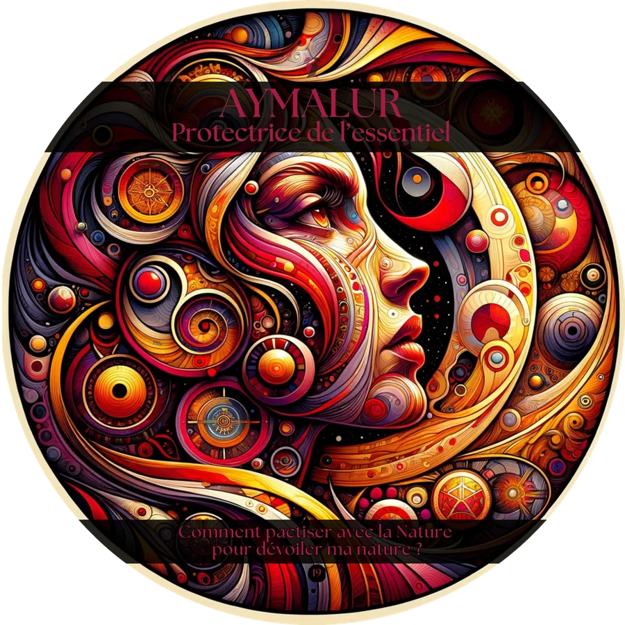 Carte 19 de l'Oracle du Tantra : AYMALUR, Protectrice de l'essentiel