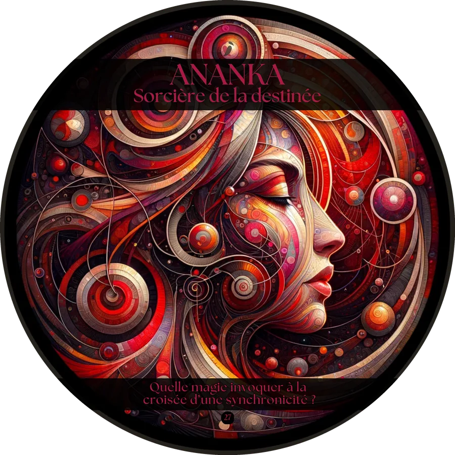 Carte 27 de l'Oracle du Tantra : ANANKA, Sorcière de la destinée
