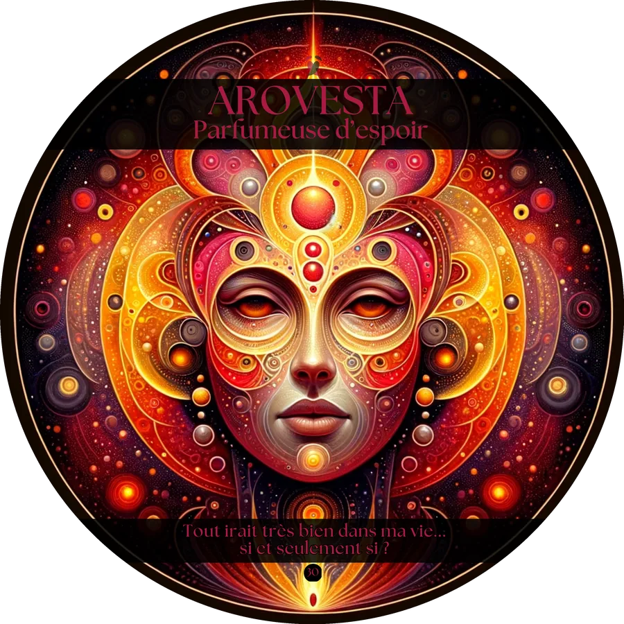 Carte 30 de l'Oracle du Tantra : AROVESTA, Parfumeuse d'espoir