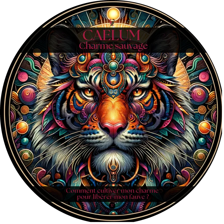 Carte 37 de l'Oracle du Tantra : CAELUM, Charme sauvage