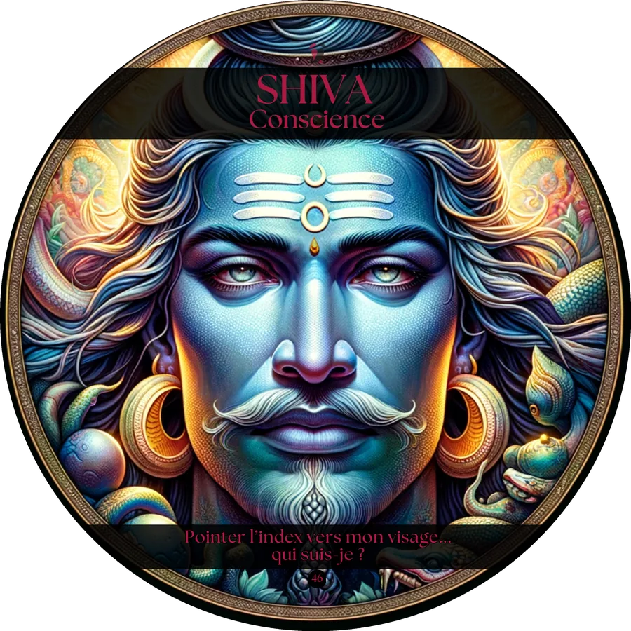 Carte 46 de l'Oracle du Tantra : SHIVA, Conscience