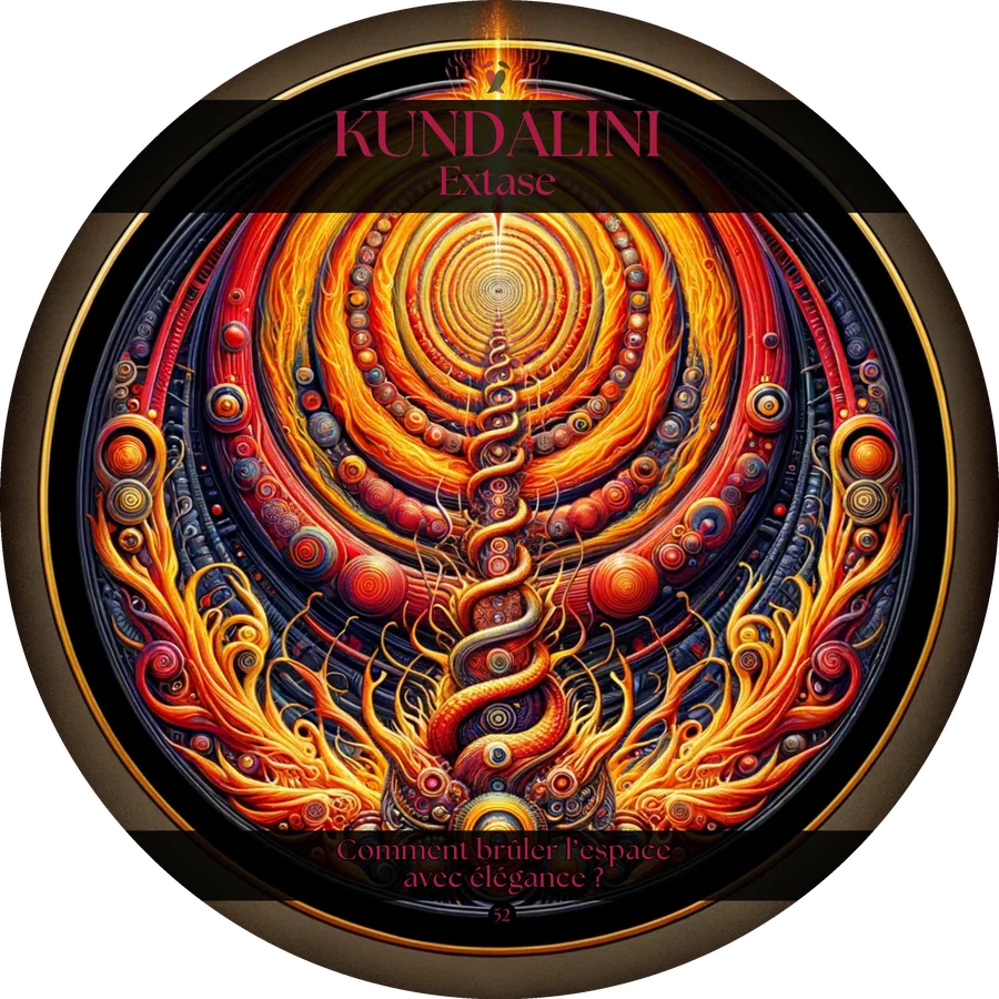 Carte 52 de l'Oracle du Tantra : KUNDALINI, Extase