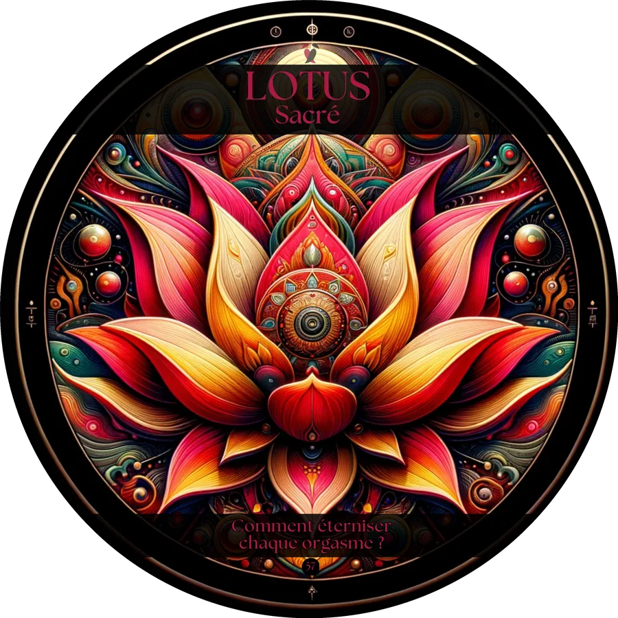 Carte 57 de l'Oracle du Tantra : LOTUS, Sacré